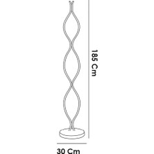 Triolux TRA20054 Eco 185 cm LED Lambader Larga - Işık Rengi 3000K Sıcak Beyaz