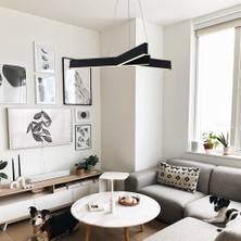 Triolux TRA61141 Eco Ø70 cm LED Avize Sarkıt Dal Quınze - Işık Rengi 6500K Soğuk Beyaz