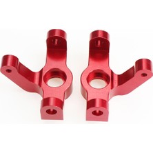 2 Adet Metal Ön Direksiyon Hub Taşıyıcı Için Wltoys 104001 1:10 Rc Model Araba Kırmızı(Yurt Dışından)