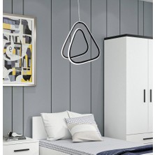 Triolux TRA32013 Eco 40X35 cm LED Avize Sarkıt Iki3gen - Işık Rengi 6500K Soğuk Beyaz