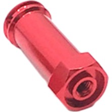 4x Metal Tekerlek Hex Hub Adaptörü Için Wltoys A979 124019 FY01 06 Model Kamyonlar Kırmızı(Yurt Dışından)