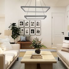 Triolux TRA30011 Eco 60*60 cm LED Avize Sarkıt Dikköşe Larga - Işık Rengi 4000K Doğal Beyaz