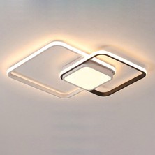 Triolux TRA32001 Eco 80*58 cm LED Avize Plafonyer Kare DRUM2BELT - Işık Rengi 3000K Sıcak Beyaz