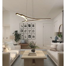 Triolux TRA30036 Eco Ø100 cm LED Avize Sarkıt Yıldıss - Işık Rengi 6500K Soğuk Beyaz