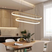 Triolux TRA30064 Eco 110*25 cm LED Avize Sarkıt 2parkur - Işık Rengi 6500K Soğuk Beyaz