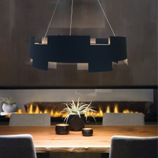 Triolux TRA83009 Eco Ø60 cm LED Avize Sarkıt Kale - Işık Rengi 3000K Sıcak Beyaz