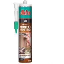 Akfix 610 Express Poliüretan Montaj Yapıştırıcı Sıvı Çivi 310 ml