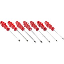 Master Tornavida Takımı 7 Parça Set Düz ve Yıldız Uçlu Mıknatıslı