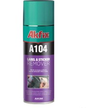 Akfix A104 Etiket Sökücü Mastik Silikon Sökücü Sprey 200 ml