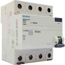 Sıemens 4 Faz 63 Amper Kaçak Akım Koruma Rölesi 30 Ma