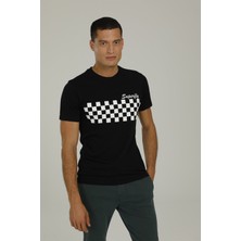 Superfly Men Tshırt Black Erkek T-Shirt 22540-02