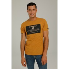 Superfly Men Tshırt Kahverengi Erkek T-Shirt 22575-38