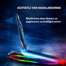 Daytona ST-812 Rgb Işıklı Çift Soğutmalı Laptop Standı