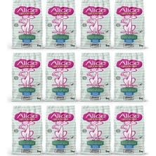 Alice Light & Sterilised Somonlu Karidesli - Kısırlaştırılmış/kilolu Kediler Için 12X1 kg (12 Adet 1 Kg)