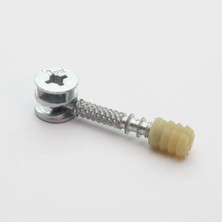 OKÇU KARDEŞLER YAPI MARKET Metal Dübelli Minifix Seti (Gövde + Mil + Dübel) (10 Takım)