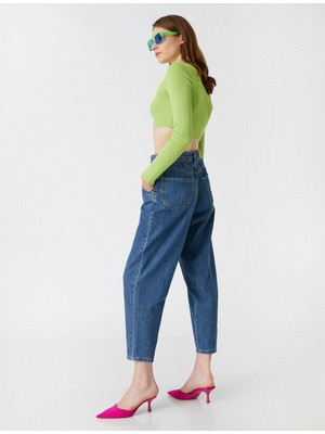 Koton Rahat Kesim Dar Paça Pantolon - Slouchy Jean