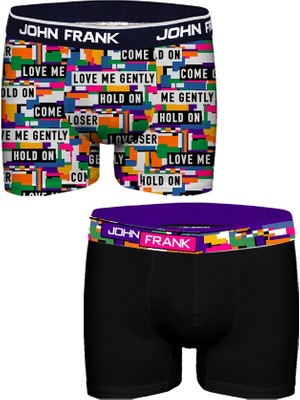 John Frank İkili Hype Glitch Erkek Boxer
