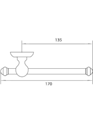 Csk Atlantis Krom Açık Kağıtlık - Ats 16306