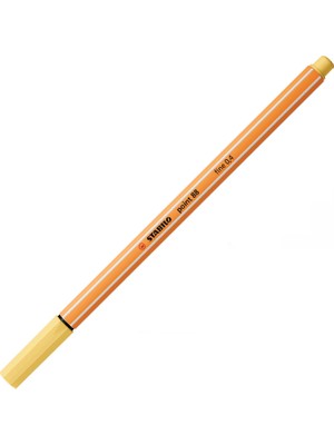 Stabilo Point 88 Ince Uçlu Keçeli Kalem 0,4 mm Açık Sarı