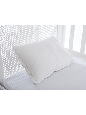 English Home Comfy Pamuk Bebe Yastık 35 x 45 cm Beyaz