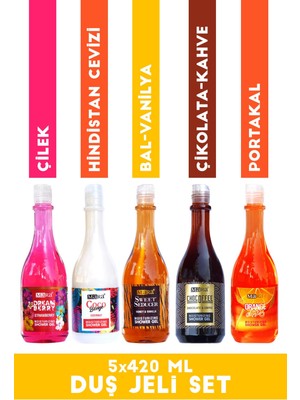 Mara Shower Gel Set - Duş Jeli Seti 5x420ml