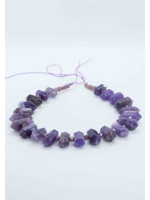 Mucize Taş Ametist Taşı Doğaltaş  Dizi Büyük Boy