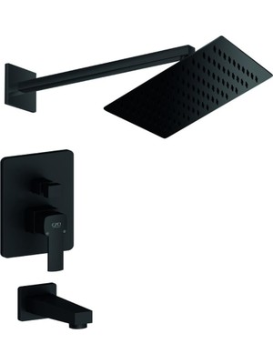 Gpd MAB160-S Ankastre Duş Seti Pedra Siyah ADS29-S