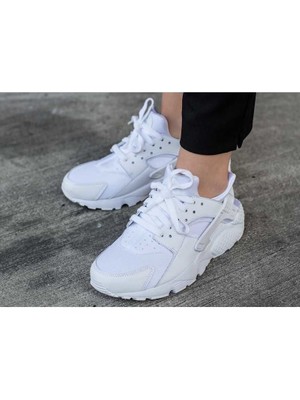 Nike Huarache Run (Gs) Kadın Beyaz Spor Ayakkabı 654275-110