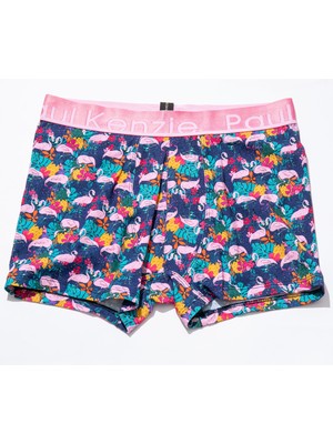 Paul Kenzie Unique Effect Desenli Erkek Boxer - Flamingo