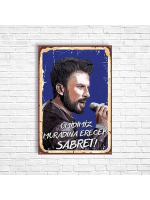 Trend Poster Tarkan Retro Ahşap Poster