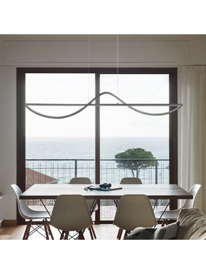 Triolux TRA80025 Eco 120 cm LED Avize Sarkıt Sınus - Işık Rengi 3000K Sıcak Beyaz