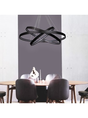 Triolux TRA30001 Eco Ø75 cm LED Avize Sarkıt Larga - Işık Rengi 6500K Soğuk Beyaz