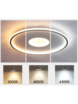 Triolux TRA54105Y Eco Ø60 cm LED Avize Plafonyer Basıs - Işık Rengi 4000K Doğal Beyaz