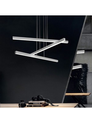 Triolux TRA30303 Eco 3*100 cm LED Avize Sarkıt 3hengel - Işık Rengi 3000K Sıcak Beyaz