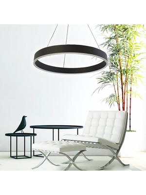 Triolux TRA61701B Eco Ø100 cm LED Avize Sarkıt Sıebzıg - Işık Rengi 4000K Doğal Beyaz