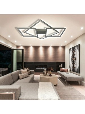 Triolux TRA32030 Eco 100*85 cm LED Avize Plafonyer Glasses - Işık Rengi 4000K Doğal Beyaz