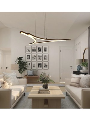 Triolux TRA30036 Eco Ø100 cm LED Avize Sarkıt Yıldıss - Işık Rengi 3000K Sıcak Beyaz