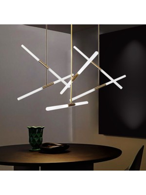 Triolux TRA83031 Eco 6*70 cm LED Avize Sarkıt Fly - Işık Rengi 4000K Doğal Beyaz