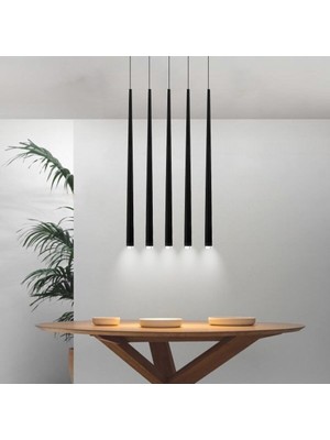 Triolux TRA83021L Eco 5*52 cm LED Avize Sarkıt Long Clarıon - Işık Rengi 3000K Sıcak Beyaz