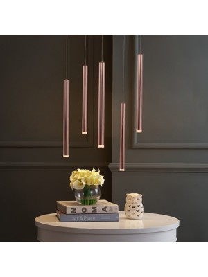 Triolux TRA83000Y Eco 5*ø25 mm LED Avize Sarkıt Tray Tubo - Işık Rengi 6500K Soğuk Beyaz