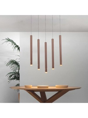 Triolux TRA83000L Eco 5*ø25 mm LED Avize Sarkıt Long Tubo - Işık Rengi 4000K Doğal Beyaz