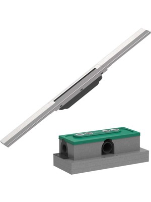 Hansgrohe Raindrain Flex Duş Kanalı 70 cm Kesilebilir Paslanmaz Çelik + Iç Set