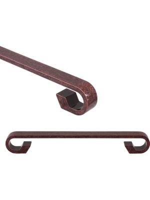 Badem10 Barida Mobilya Dolap Kapak Çekmece Kulpu Antik Bakır Metal 128 mm
