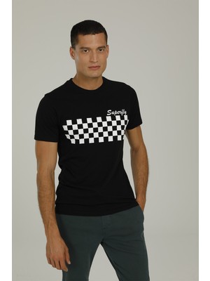Superfly Men Tshırt Black Erkek T-Shirt 22540-02