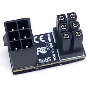 ATX 6pin (Erkek) To 6pin (Dişi) N Tipi Ekran/Grafik Kartları Için 180 Derece Açı Dönüştürücü Adaptör