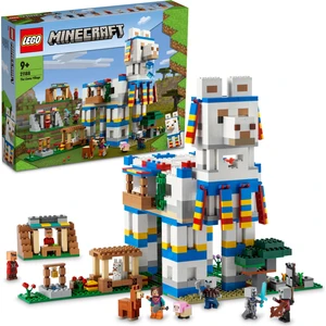 Minecraft® Lama Köyü 21188 - 9 Yaş ve Üzeri Çocuklar Için Hayvan ve Açılan Ev Içeren Oyuncak Yapım Seti (1252 Parça)