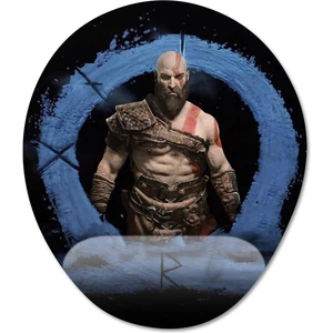God Of War Ragnarök Bilek Destekli Mousepad Model - 1 Oval