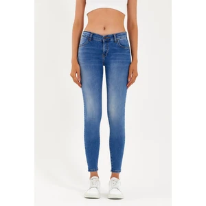 Kadın Lonıa Tall Normal Bel Dar Paça Super Skınny Jean Pantolon