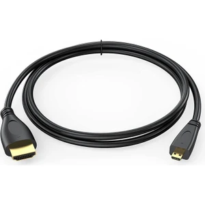 0.5 Metre Mikro HDMI Kablo Micro HDMI To HDMI Kablo 0.5m Tip-D HDMI