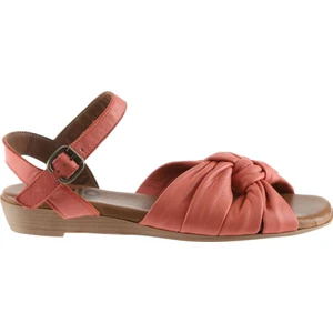 Bueno Shoes Mercan Deri Kadın Düz Sandalet